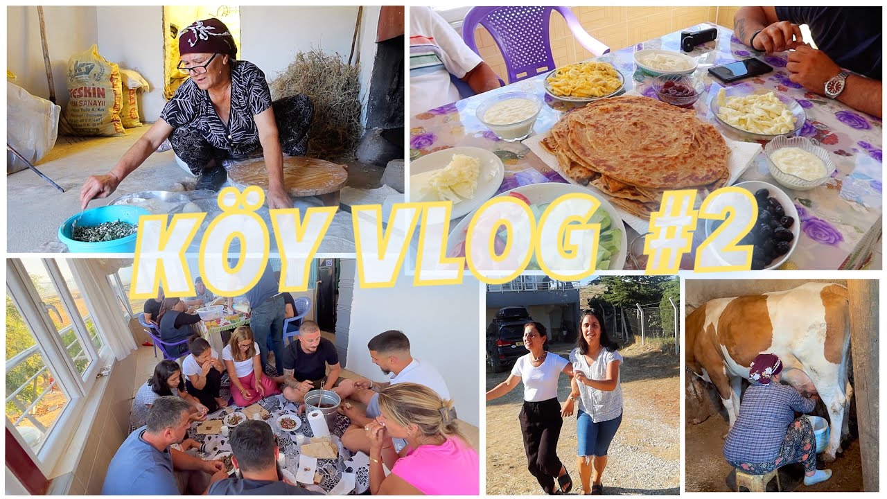 BAHÇEDE HIRSIZ VAR, KÖY KAHVALTISI HAZIRLIĞI, AKŞAM YEMEK DAVETİ, VAHŞİ İNEK, KÖY TATIL VLOG
