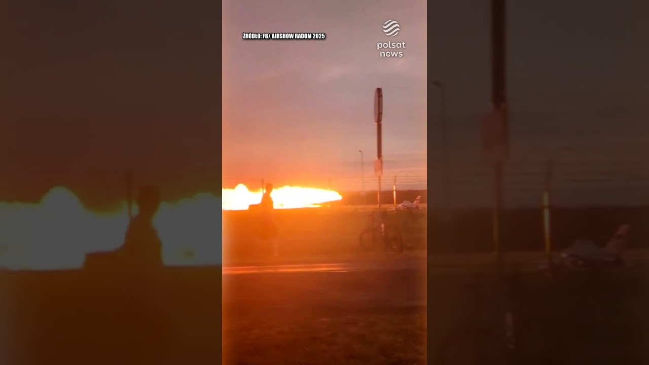 Katastrofa F-16 w Radomiu. Badane są przyczyny wypadku