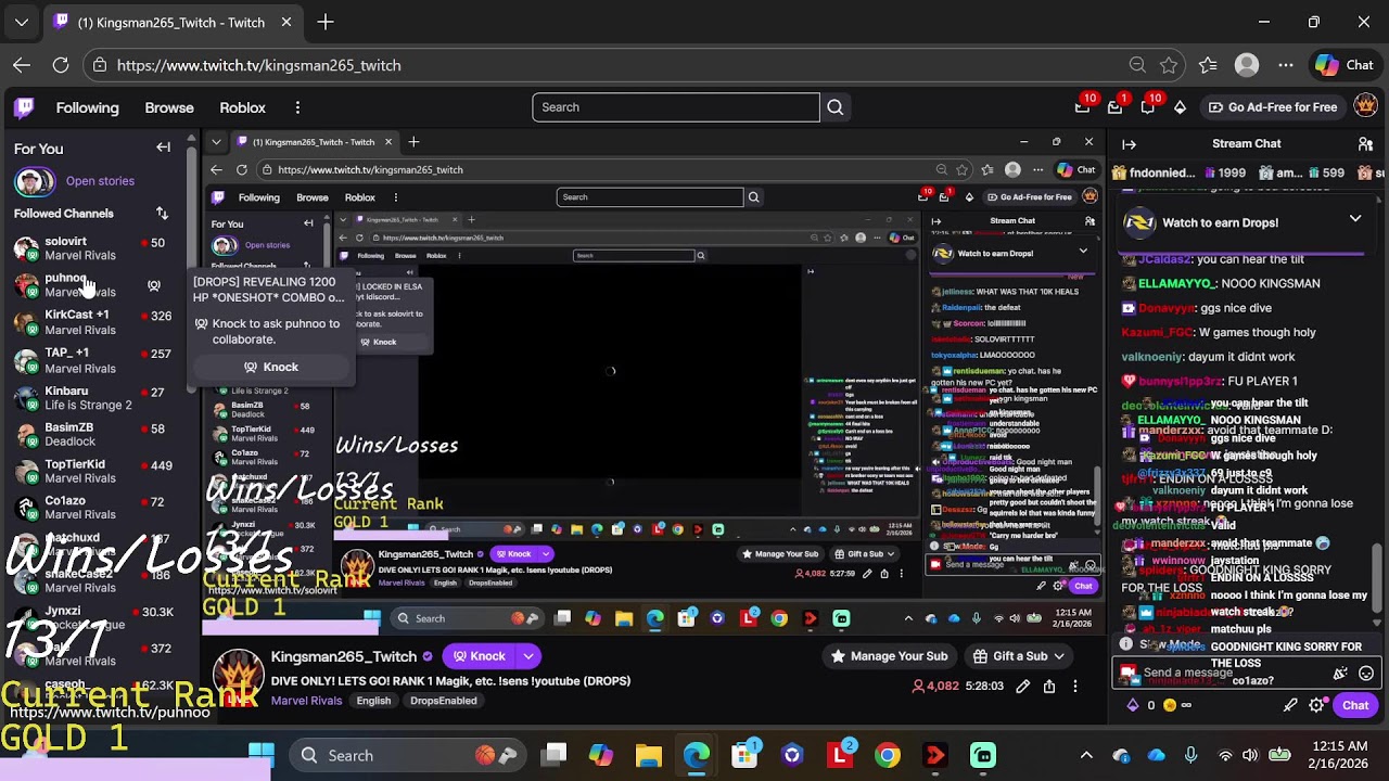 MRC OPENS! THEN DIVE ONLY! LETS GO! RANK 1 Magik, etc. !sens !youtube (DROPS)