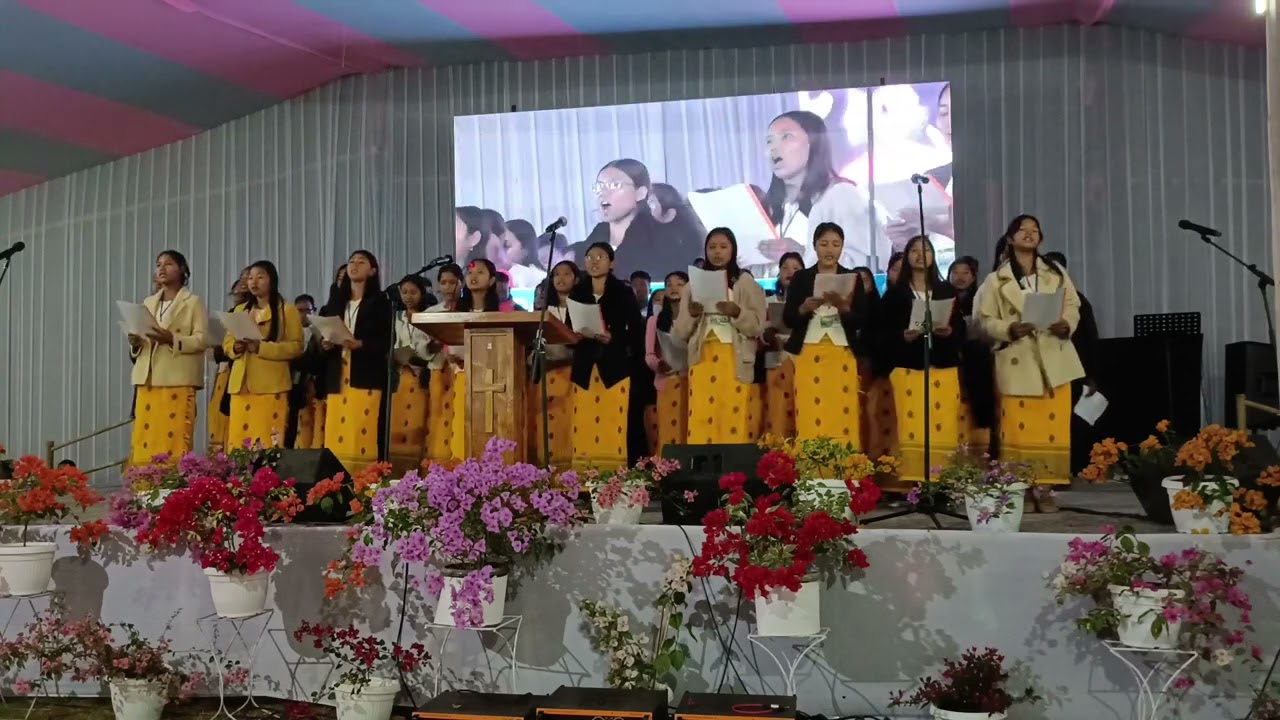 Krima XVII CK Sobha biap Bakenang. Todam Baptist Church choir.