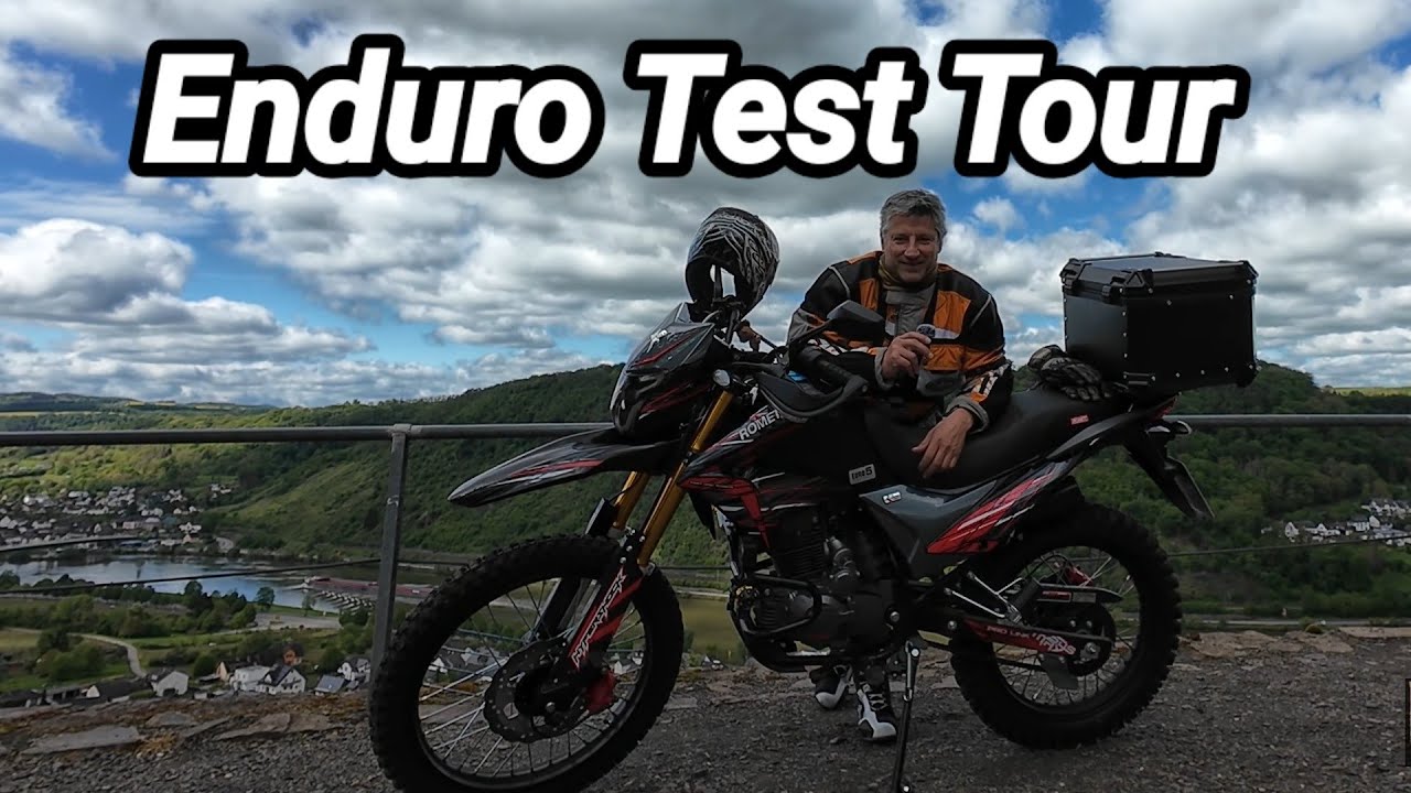 Enduro Test Tour 😬 da ist noch viel Luft nach oben Romet CRS 250ccm ⚠ Motorrad und filmen ? ⚠
