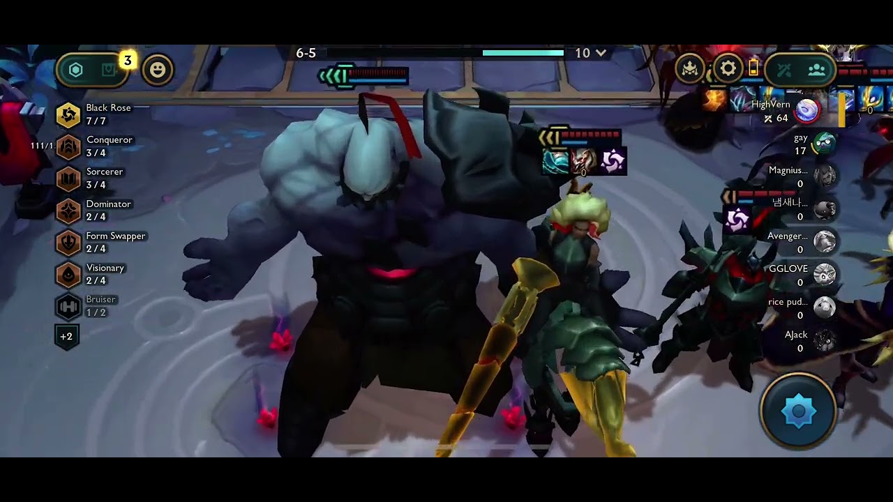 3 STAR JINX VS 7 BLACK ROSE SION