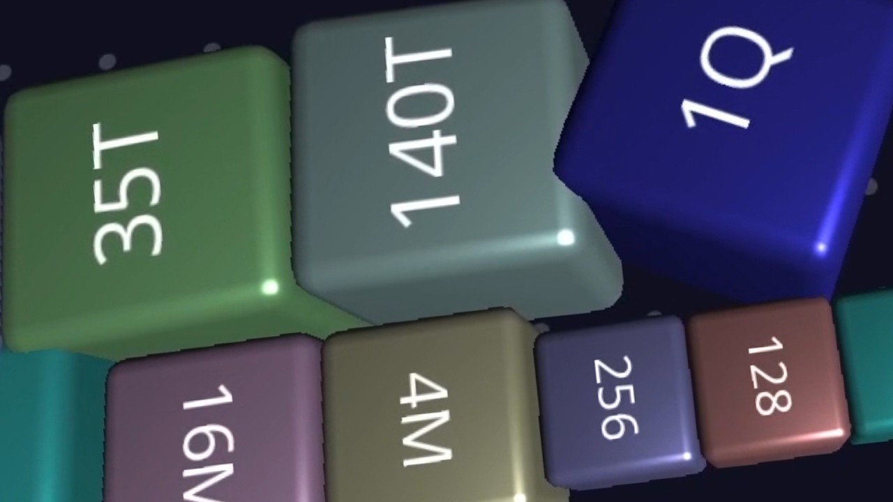 Cube 2048.io Game 🎲 A NEW GAME  🎲 CUBES SNAKE 2048.io Gameplay