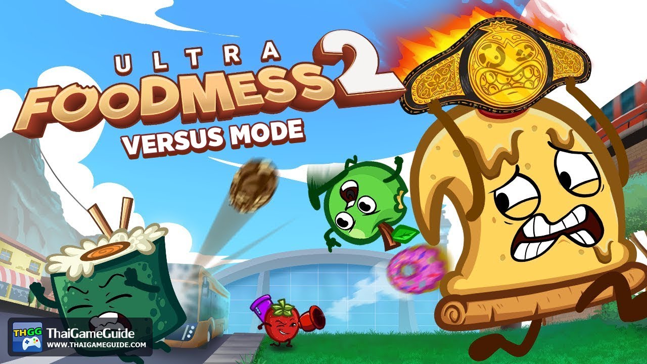 Ultra Foodmess 2 (Demo) : Local Shared Screen PvP Versus Mode ~ Full Gameplay (No Commentary)