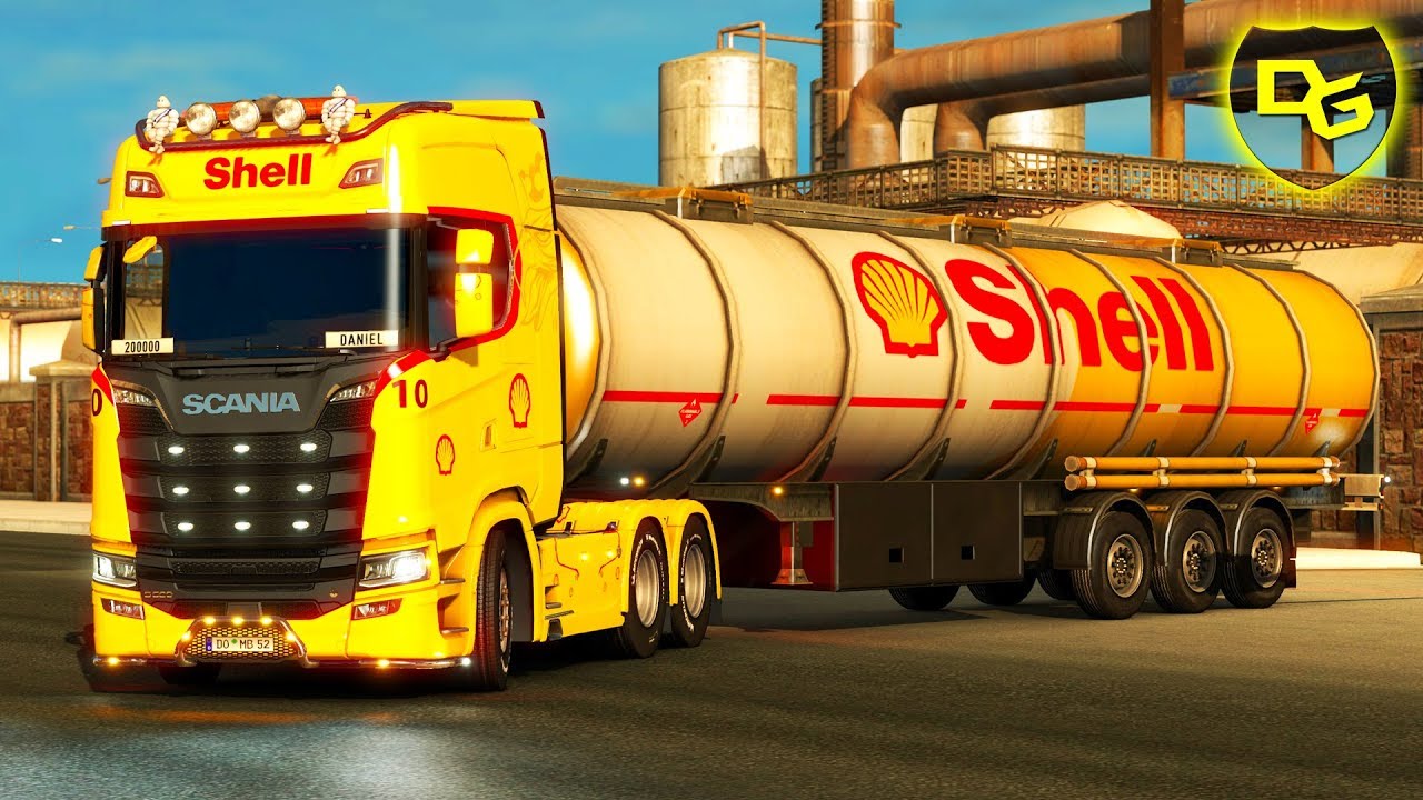 SHELL Kerosin ⛽ Transport  - Euro Truck Simulator 2 #12 - Daniel Gaming - Deutsch