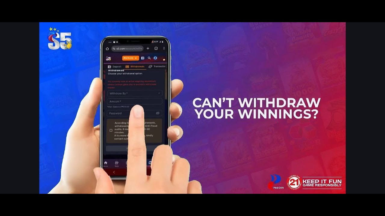 S5 Casino V- Where to Check Wagering Requirement - TAGALOG - v2
