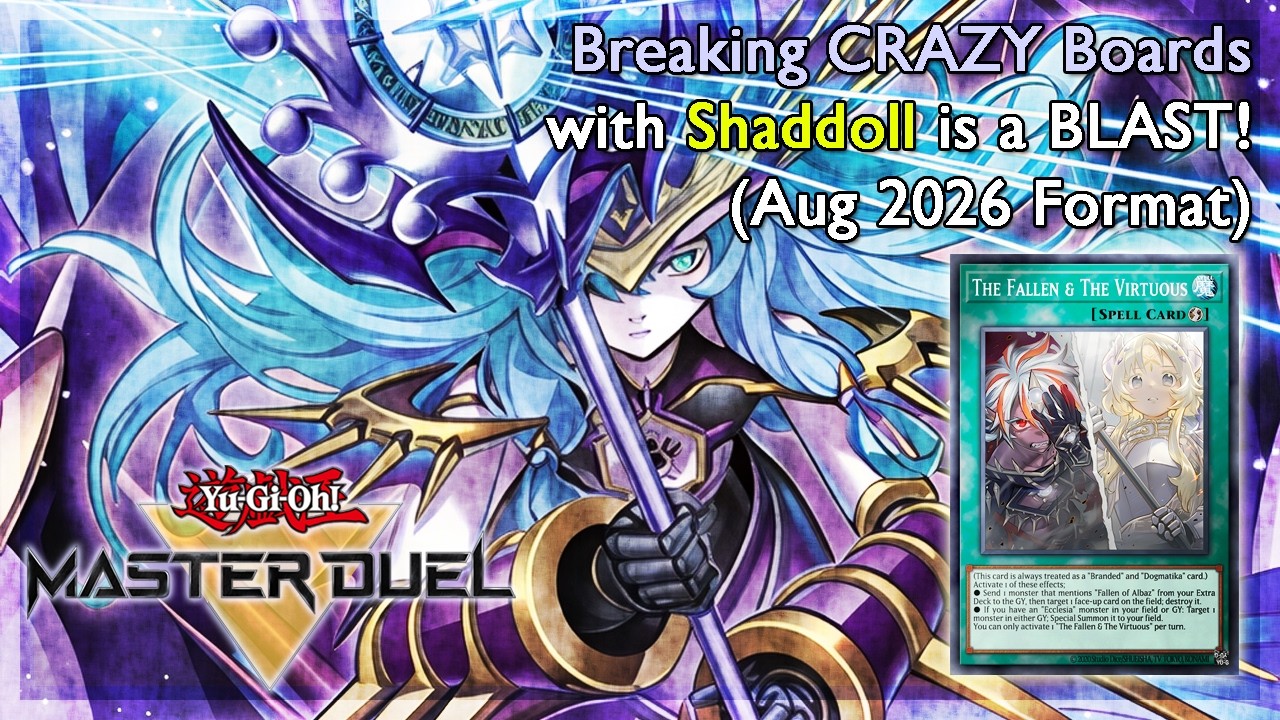 Breaking CRAZY Boards with Shaddoll is a BLAST! (3 Duels!) [Yu-Gi-Oh: Master Duels]