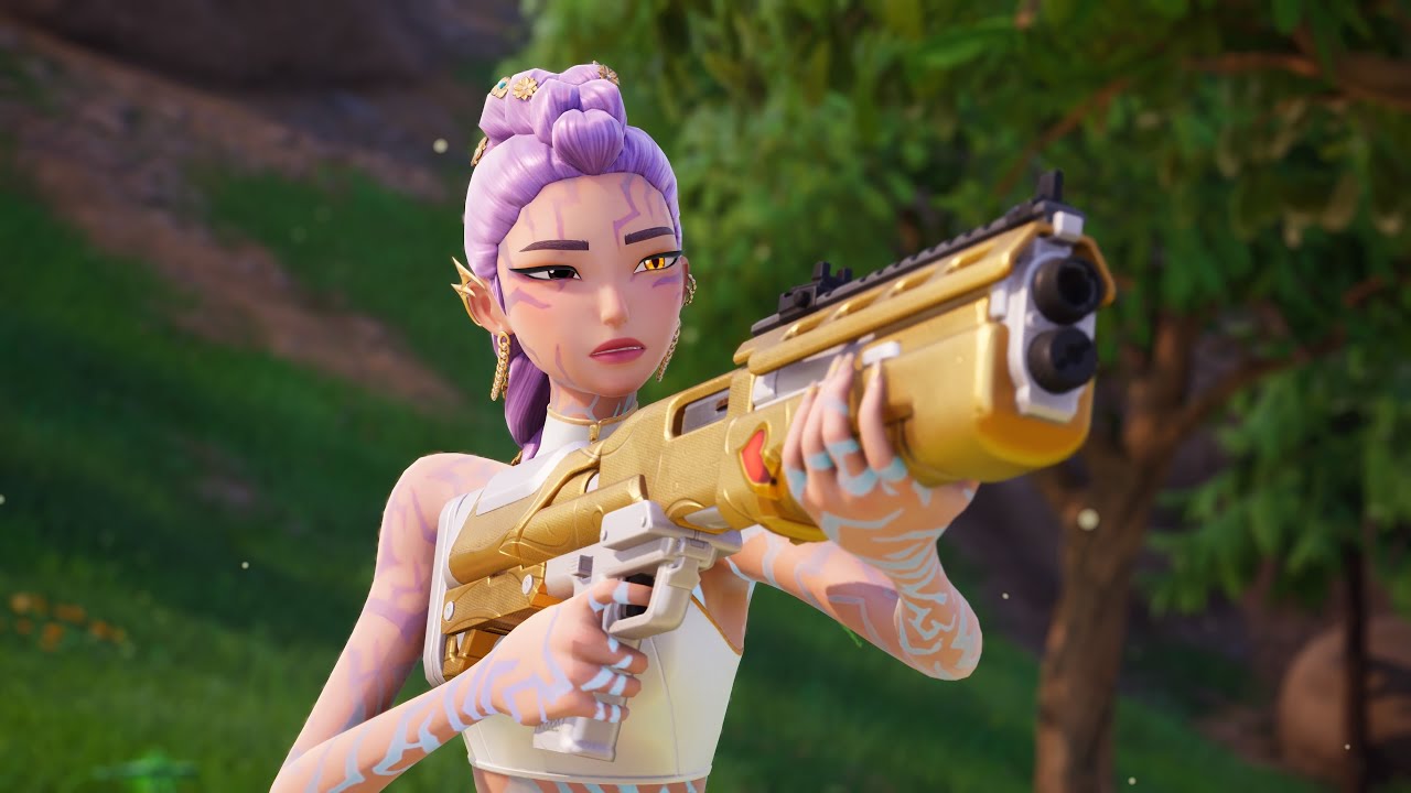Golden Rumi (Patterns Revealed) | Fortnite CH7S1 Showcase Gameplay