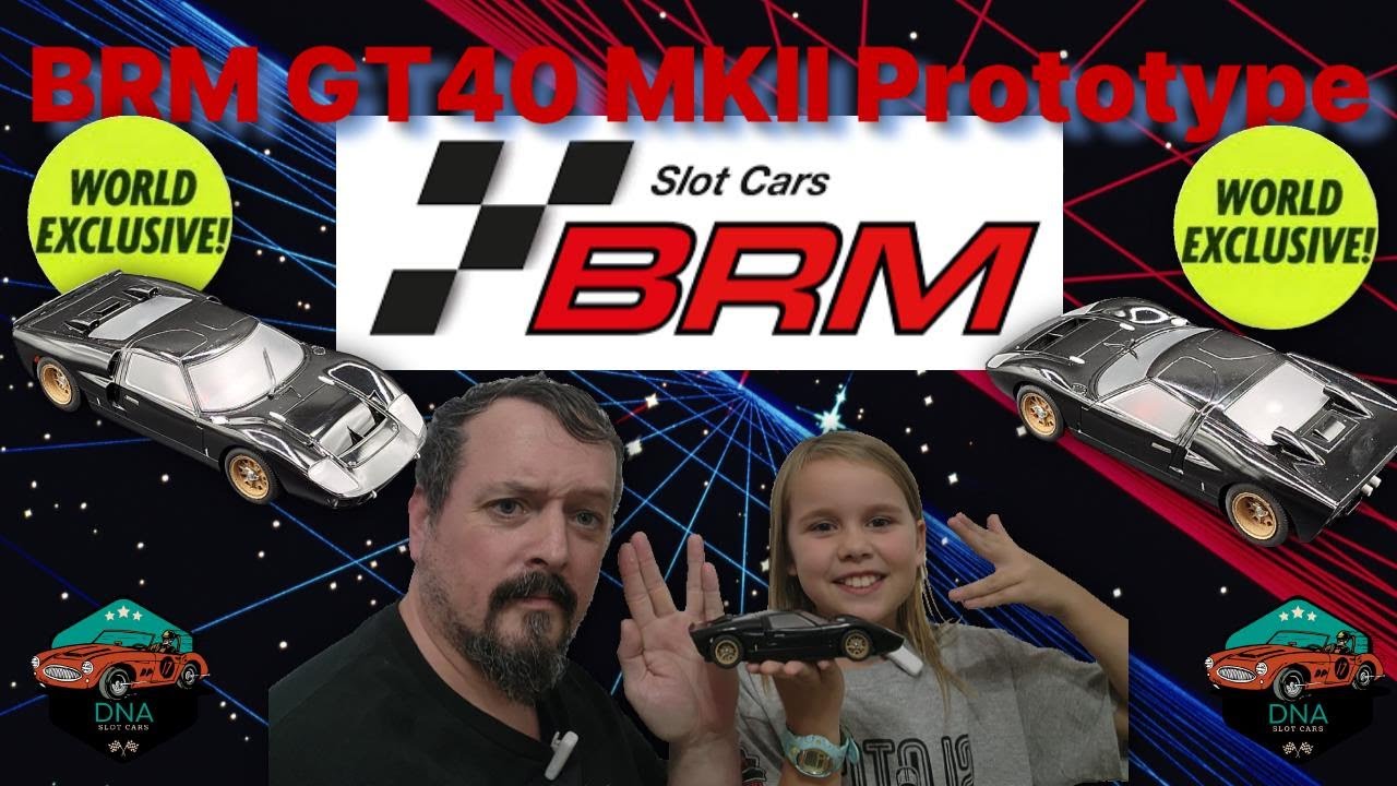 🌎  Worldwide Exclusive 2 🌎 - BRM GT40 MK II - Unbox Review & Test !!!  - #BRM #slotcars #unboxing
