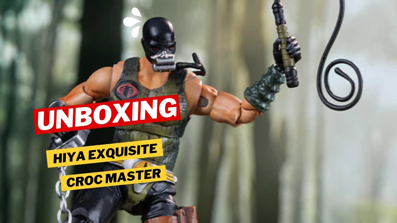 UNBOXING: Hiya Exquisite Mini Series (1/18 Scale // 4 Inch) G.I. Joe Croc Master ＆ Fiona! 🐊