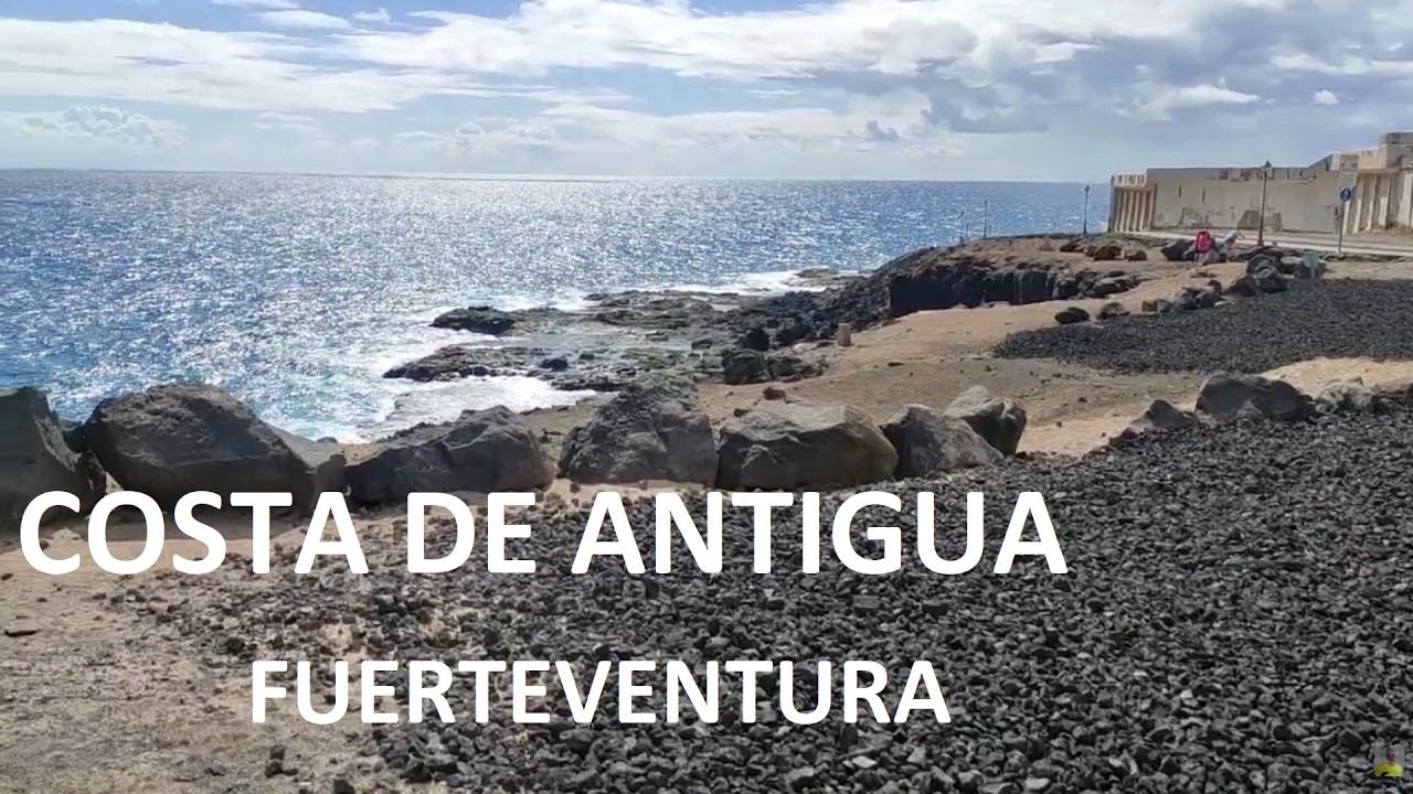 Costa de Antigua ,passeggiata sul lungomare pedonale verso Caleta de Fuste. Fuerteventura Spagna