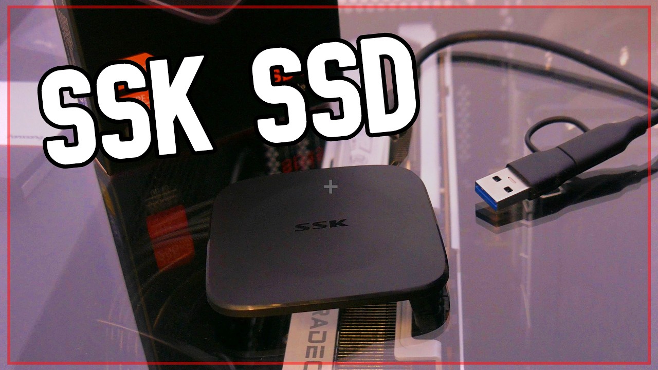 Внешний портативный SSD-накопитель SSK | ТЕСТ СКОРОСТИ