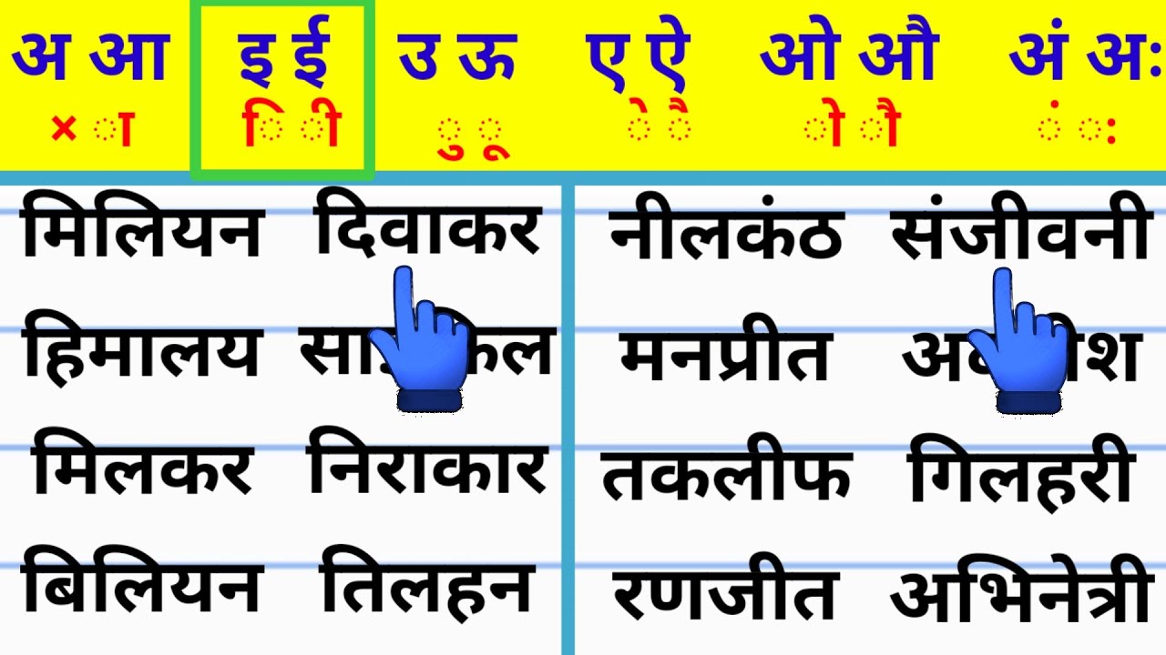 हिंदी पढ़ना कैसे सीखें? | how to learn hindi | इ और ई का जोड़ा | hindi padhna kaise sikhe? #hindi