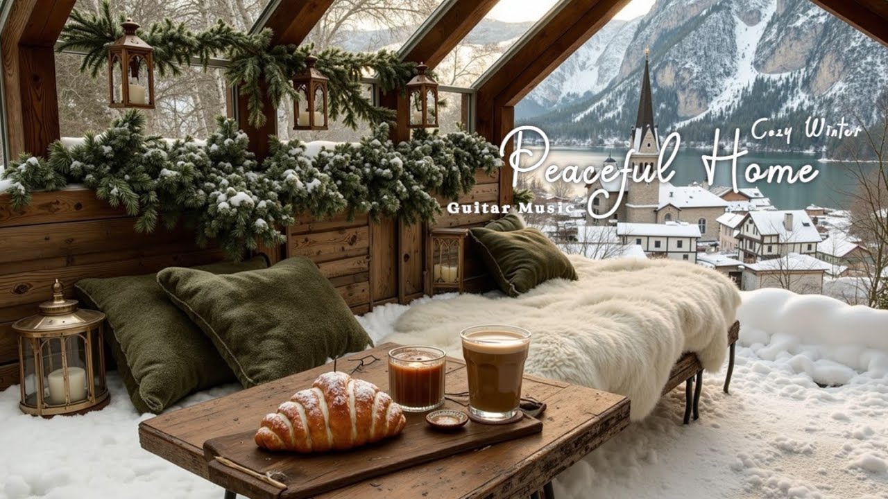 Расслабляющие снежные мелодии и умиротворяющая домашняя атмосфера ☕