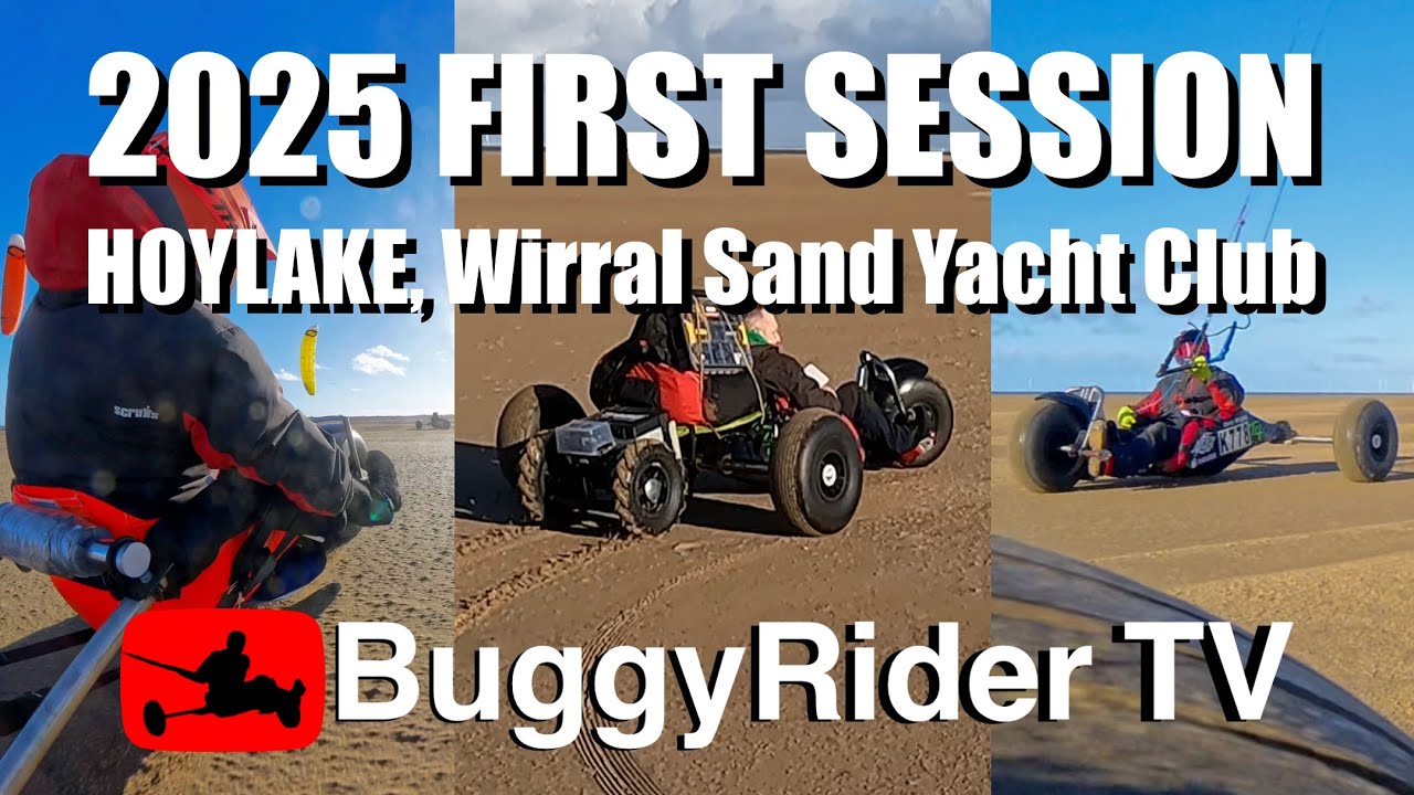 Epic Kite Buggy Adventure at Hoylake | 40+ MPH Runs & Stunning Drone Footage!