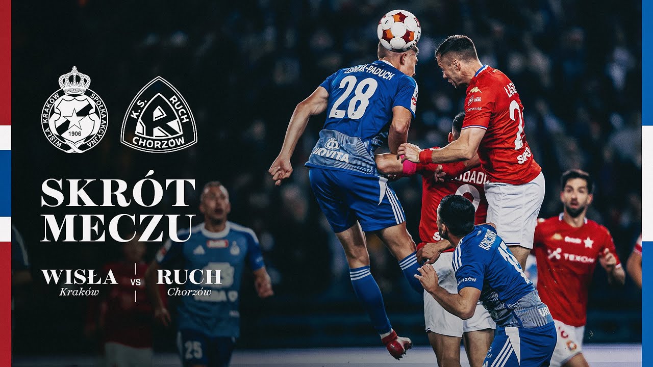 Wisła Kraków - Ruch Chorzów 3:0 | SKRÓT MECZU
