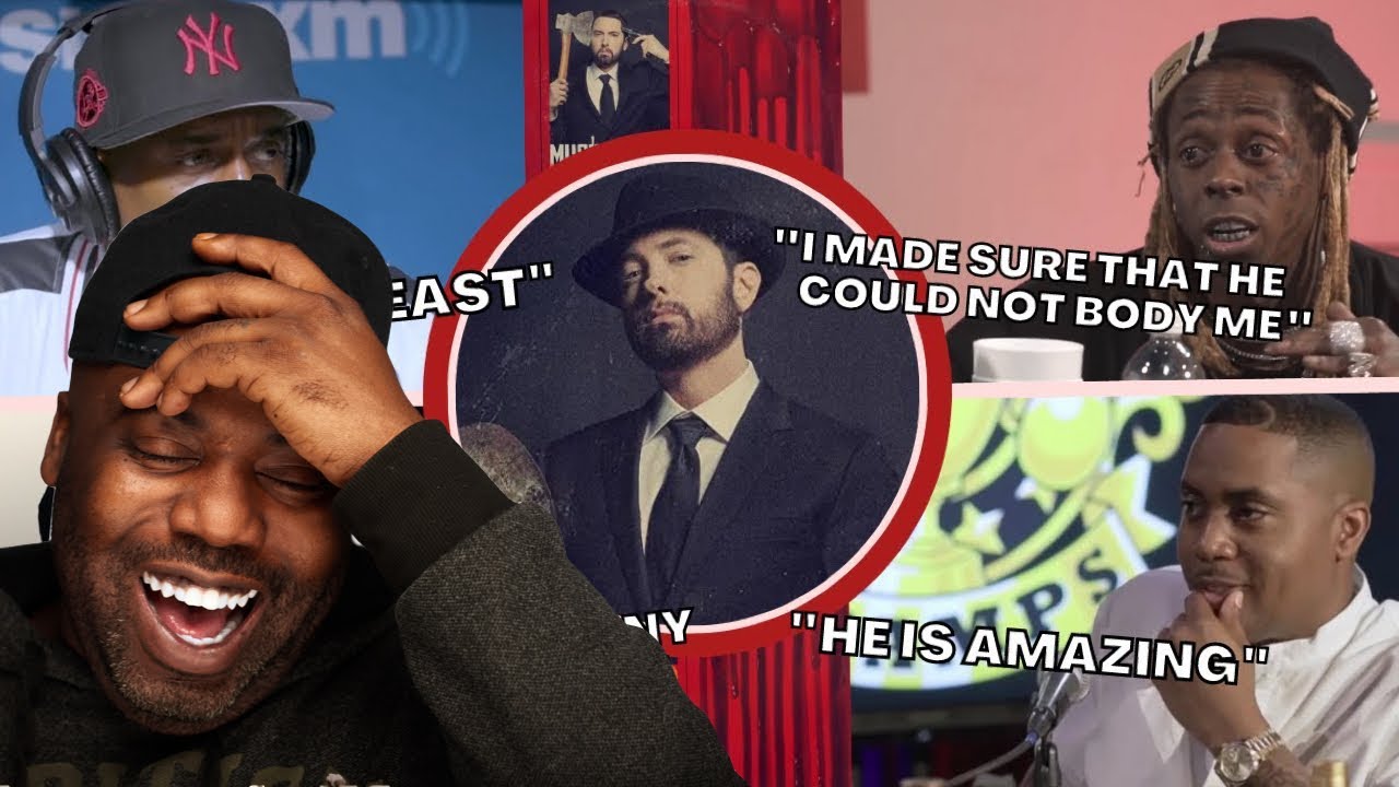 What Rappers Think About Eminem (Nas, Jay Z, Rakim, Big Sean, 50 Cent, Lil Wayne Kid Cudi) Reaction