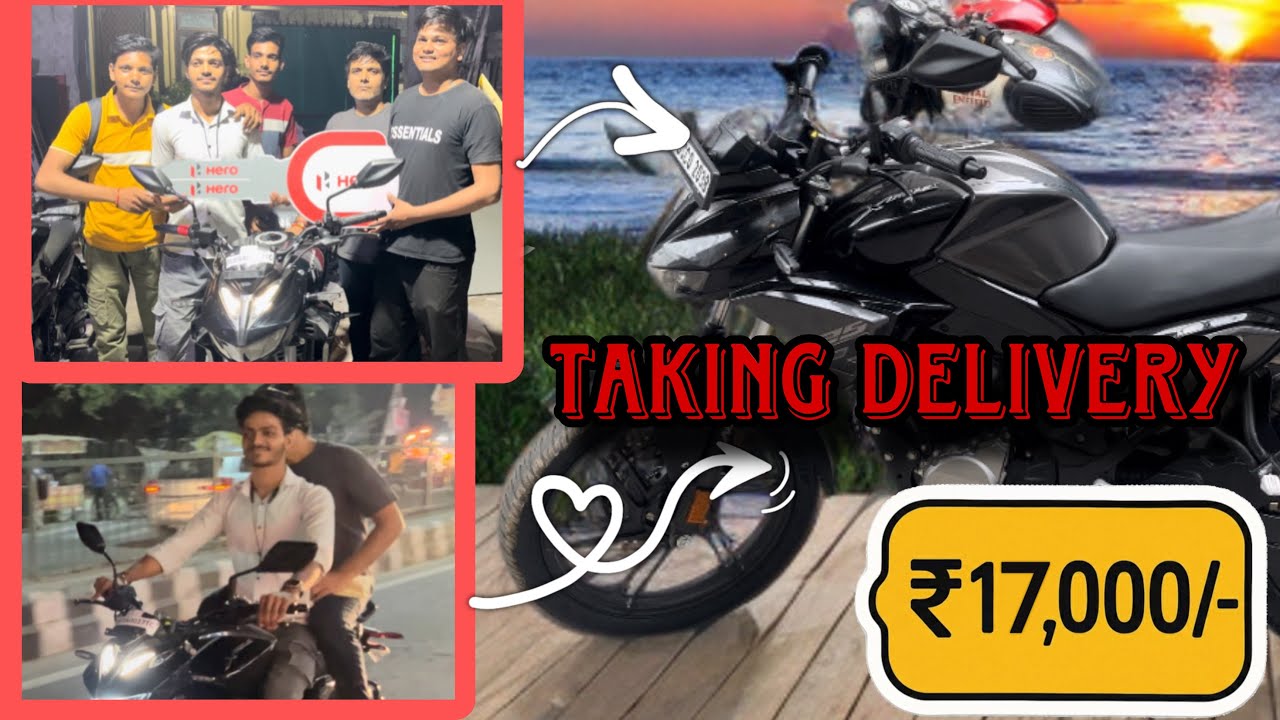 Taking Delivery My fast Bike // Xtreme 125R : Hero New 125cc Monster// खतरनाक ❤️‍🔥