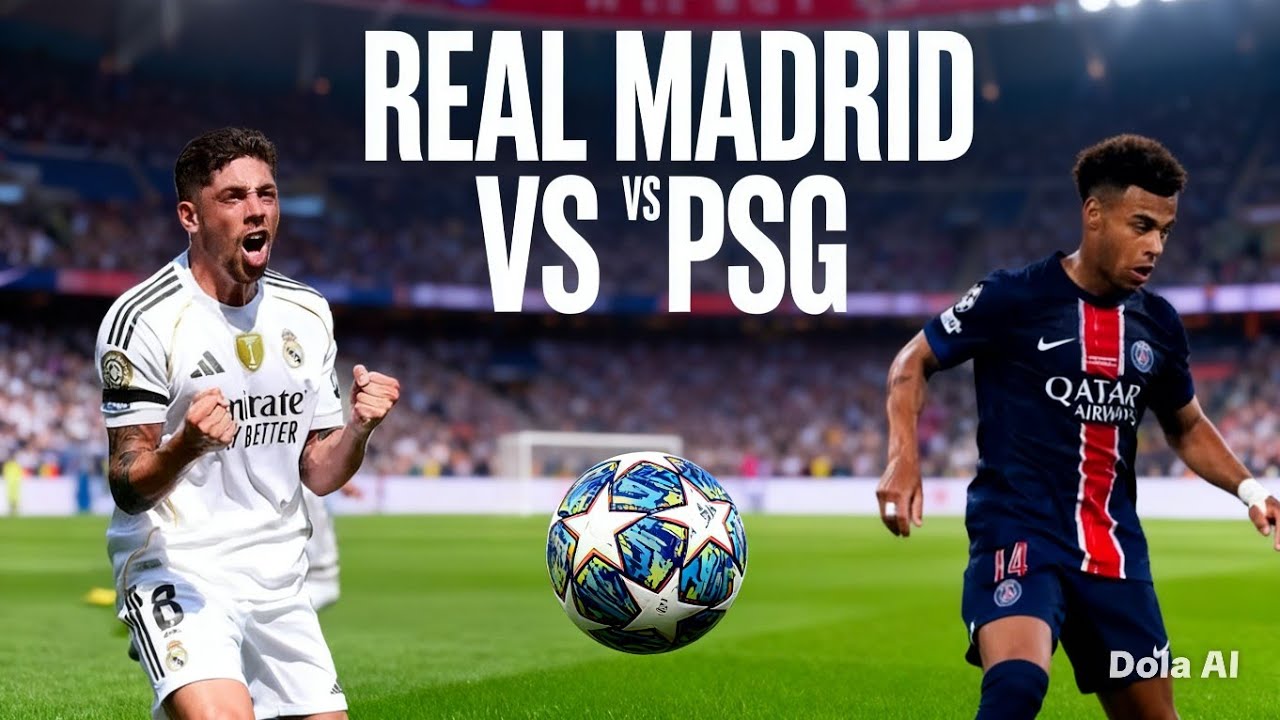 REAL MADRID X PSG A BATALHA QUE TRANSFORMA O CAMPO EM TEATRO!