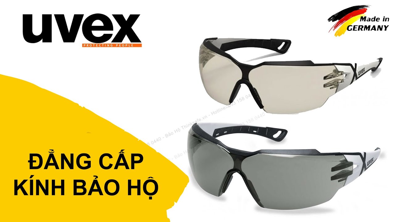 K&iacute;nh bảo hộ UVEX PHEOS CX2 k&iacute;nh chống bụi, chống hơi nước chống trầy xước vượt trội,  chống tia UV
