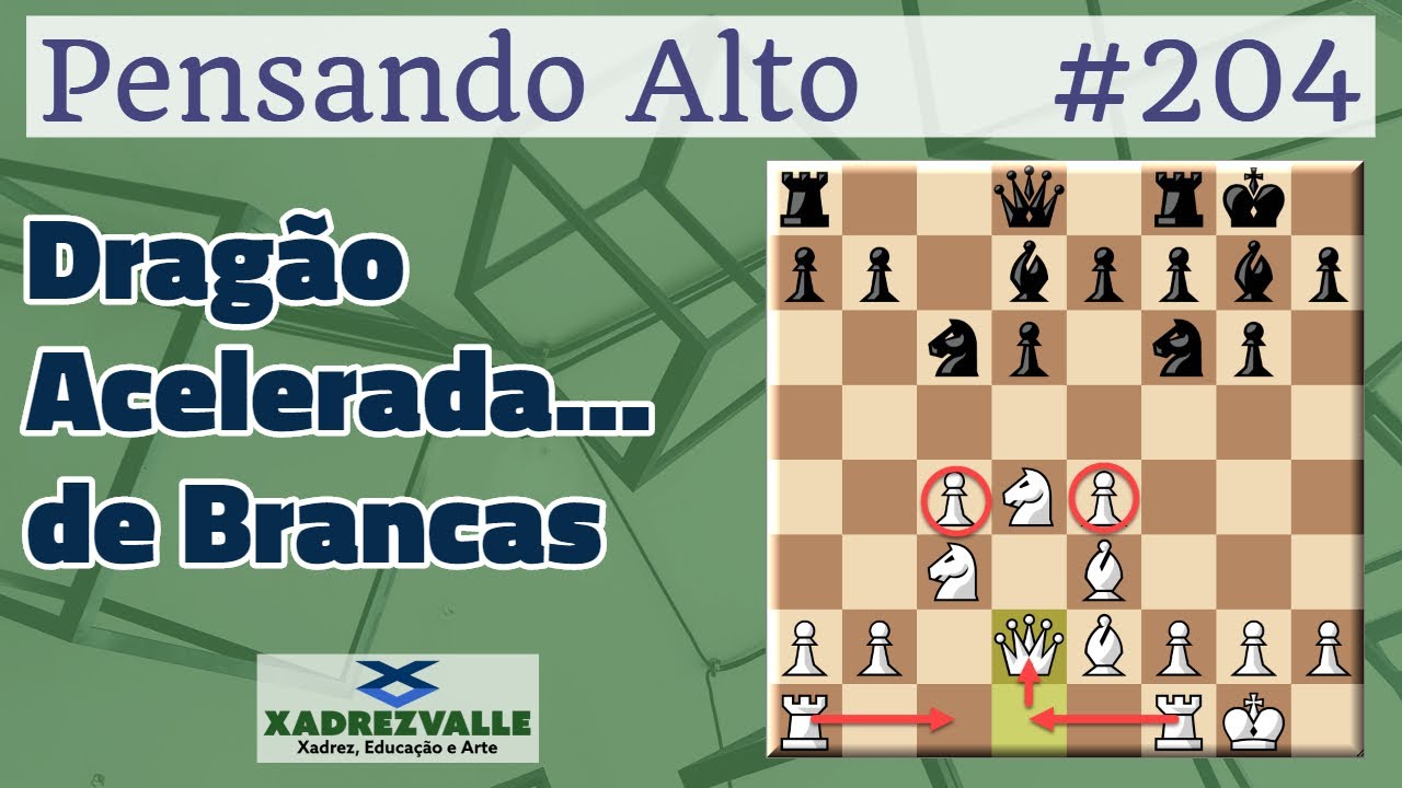 Dragão Acelerada de Brancas | [Xadrez] Pensando Alto #204