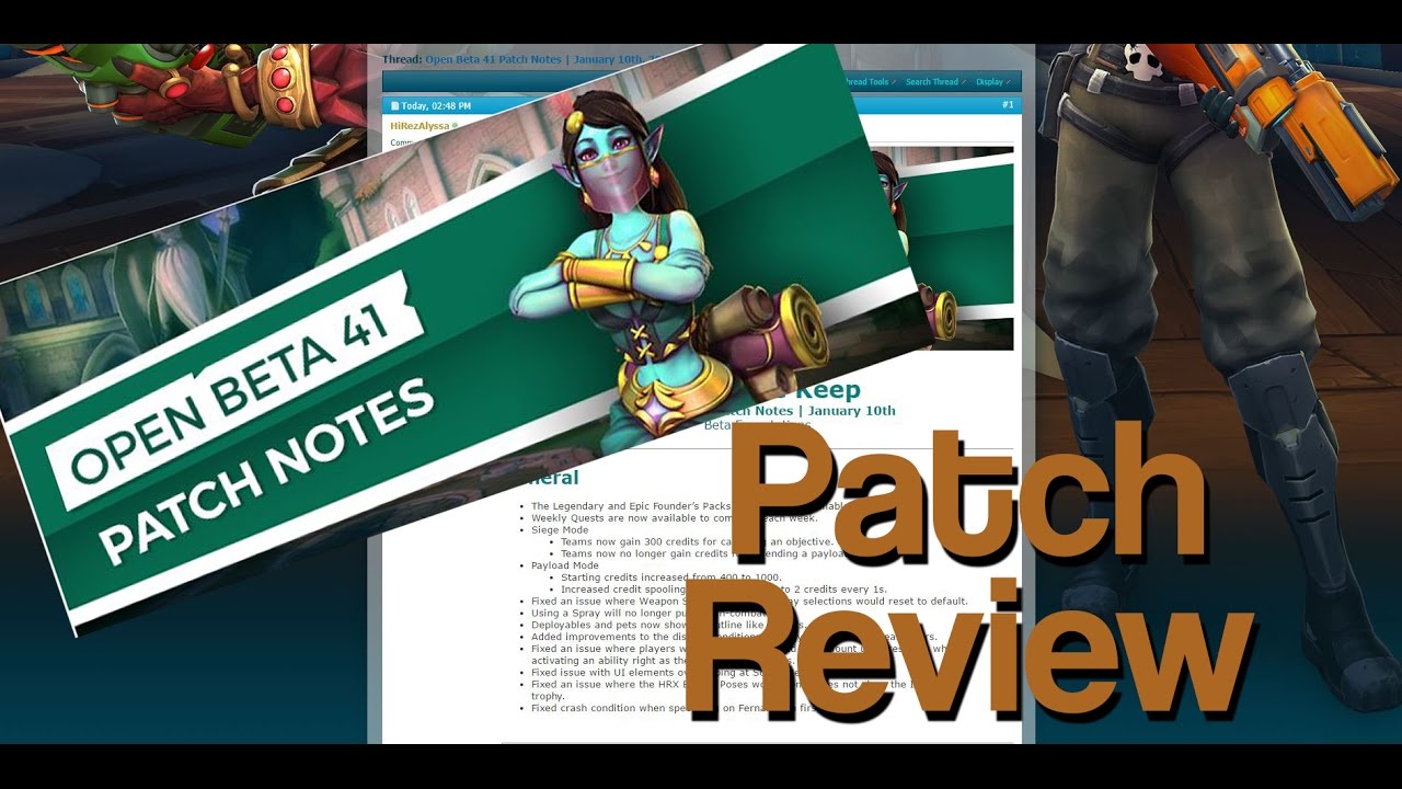 [Paladins] OB41 Patch Review