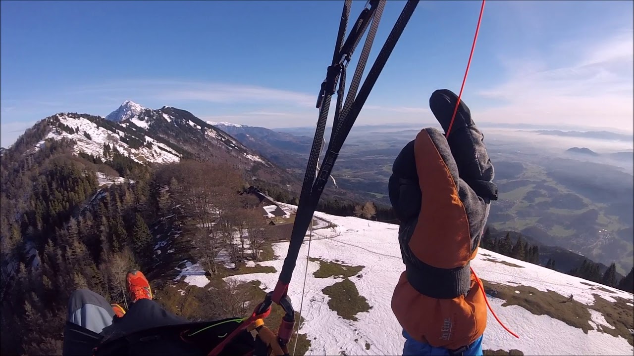 Potoška Gora with top landing on Kriška Gora