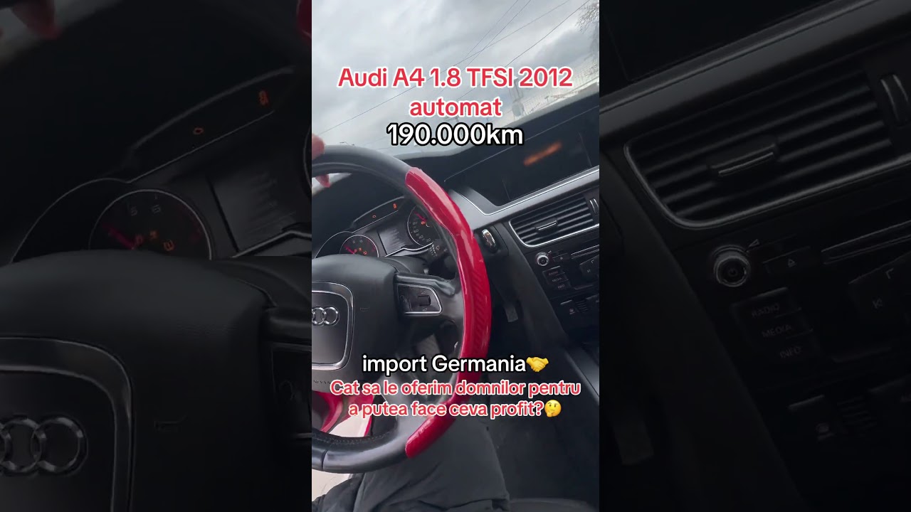 La evaluare Audi A4 cu motorul 
