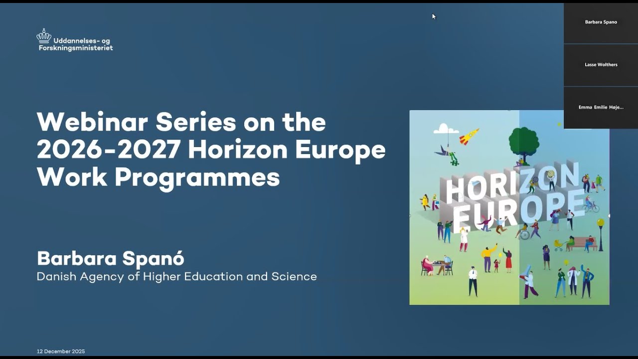 Introduction to the Horizon Europe Work Programmes 2026–2027