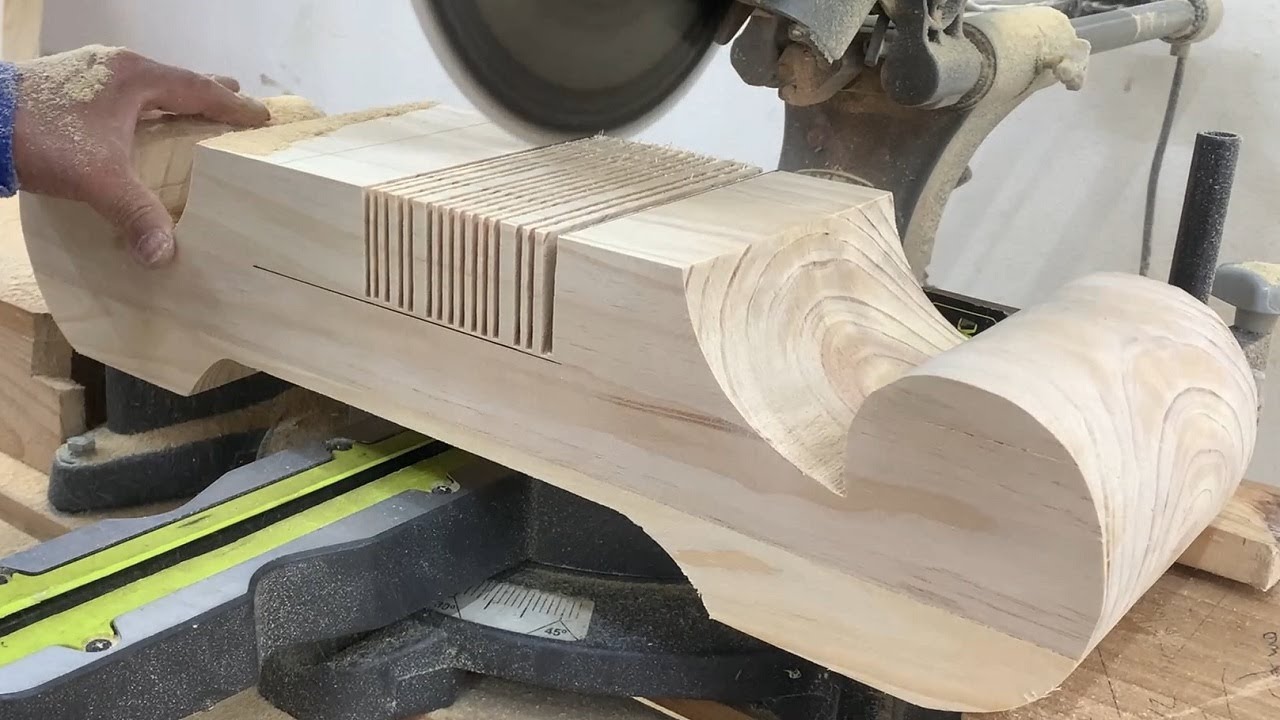 Extremely Ingenious Skills Woodworking Crafts Worker // Beautiful Wooden Dining Table Design Ideas