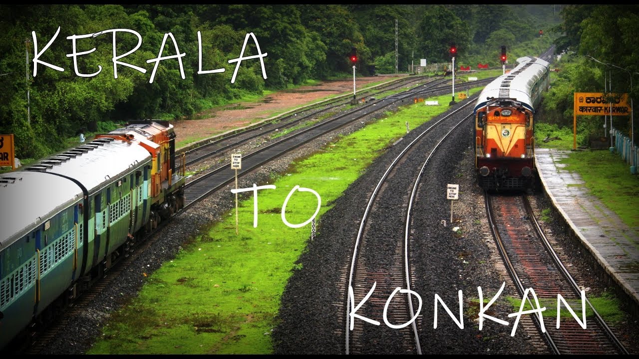 Shoranur to Ratnagiri by Pune Superfast | Kerala to Konkan Train Journey in Beautiful Monsoon