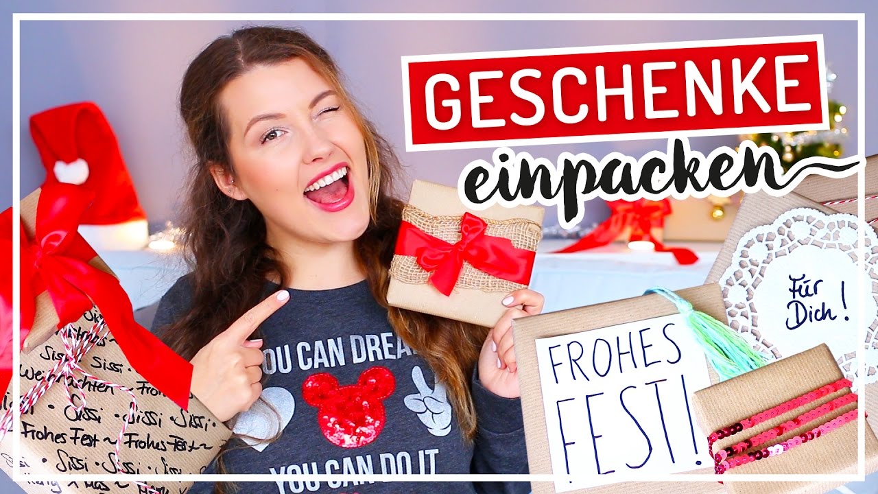 10 einfache DIY Tipps zum GESCHENKE EINPACKEN #TypischSissi