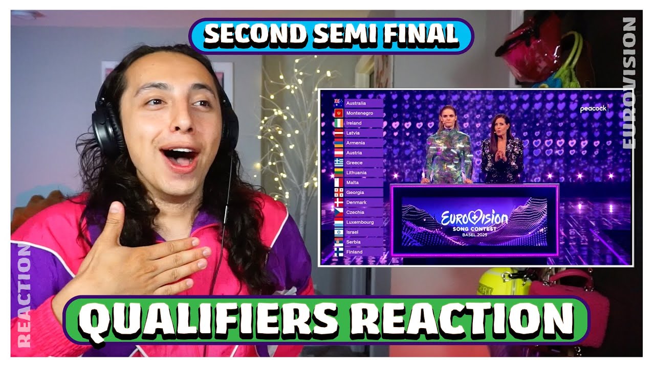 EUROVISION 2025 | Semi-Final 2 QUALIFIERS REACTION