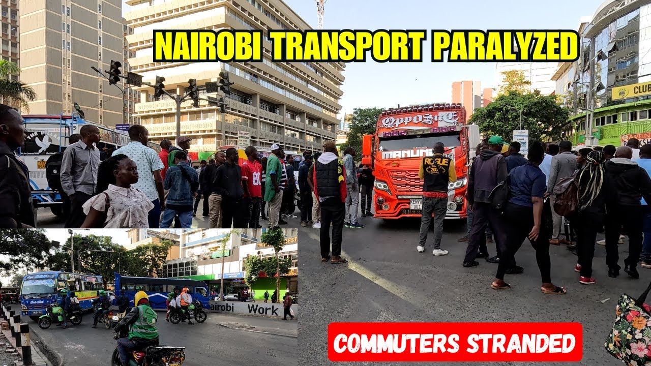 Nairobi in Chaos: Commuters Stranded & Matatu STandoff due to Increasing Vehicle Arson