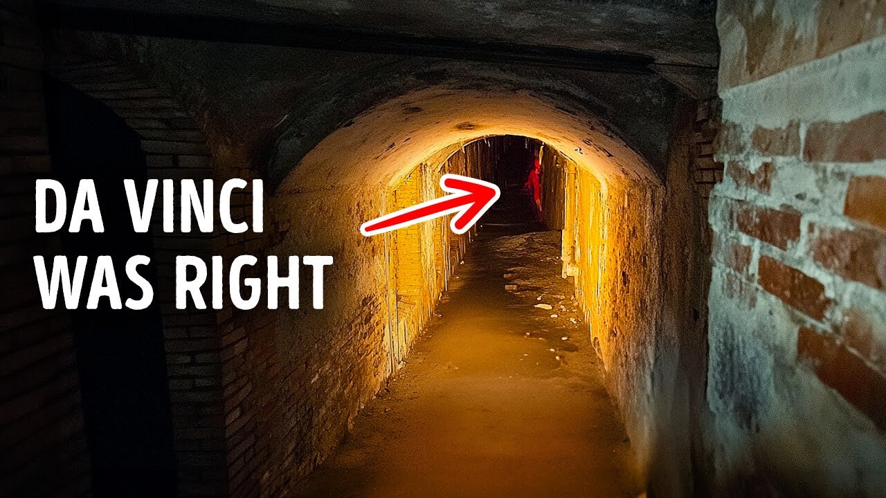 They Found Hidden Tunnels From Da Vinci&rsquo;s Sketch