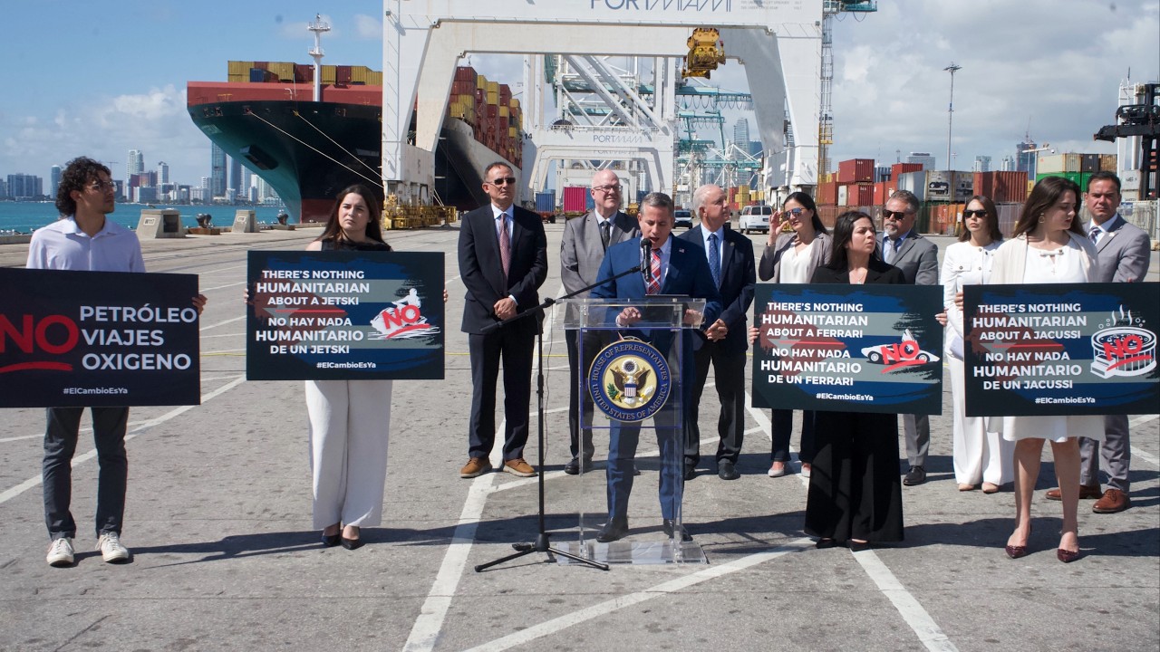 ¿Ayuda humanitaria o comercio de lujo? Fuerte presión desde Miami