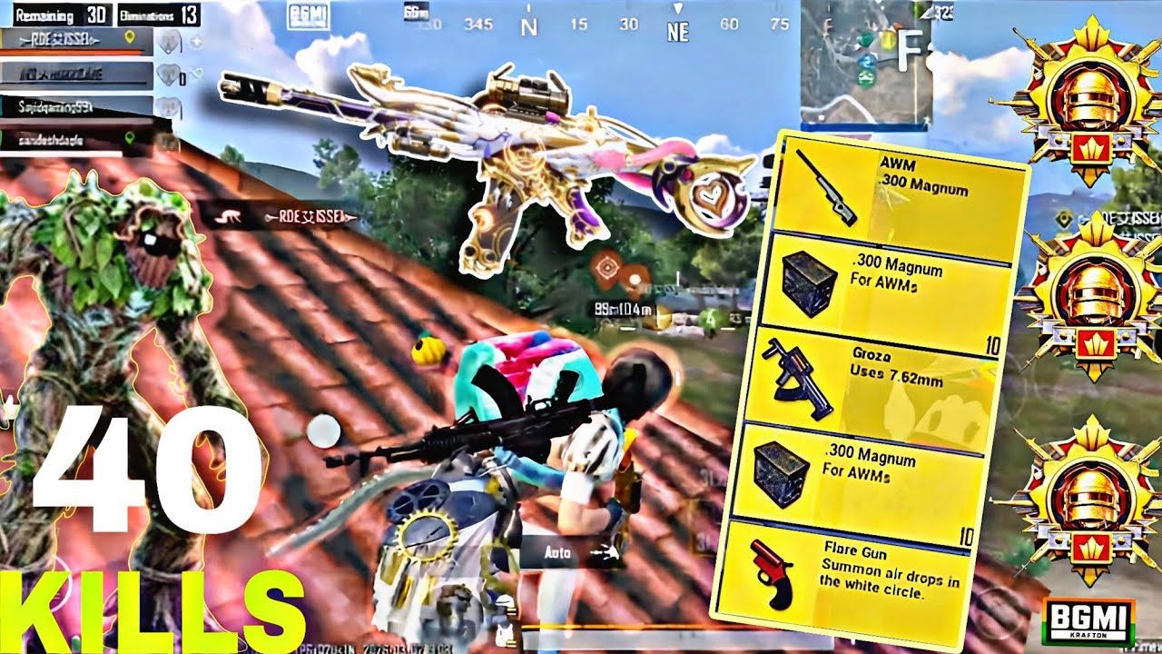 40 KILLS 😱 New Update Me INSANE CLUTCH | BGMI Gameplay