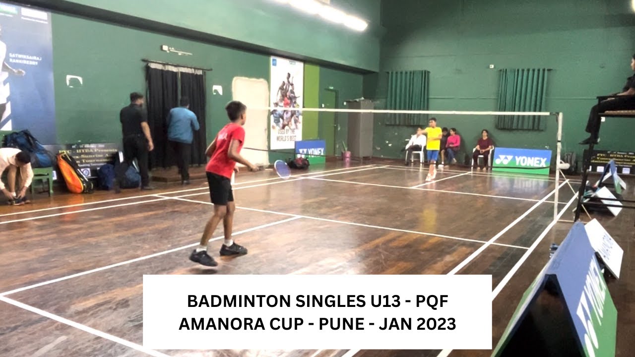 M166 - Under 13 Badminton Singles - Pre Quarter Final | Amanora Cup (Poona Gymkhana) - Pune - Jan 24