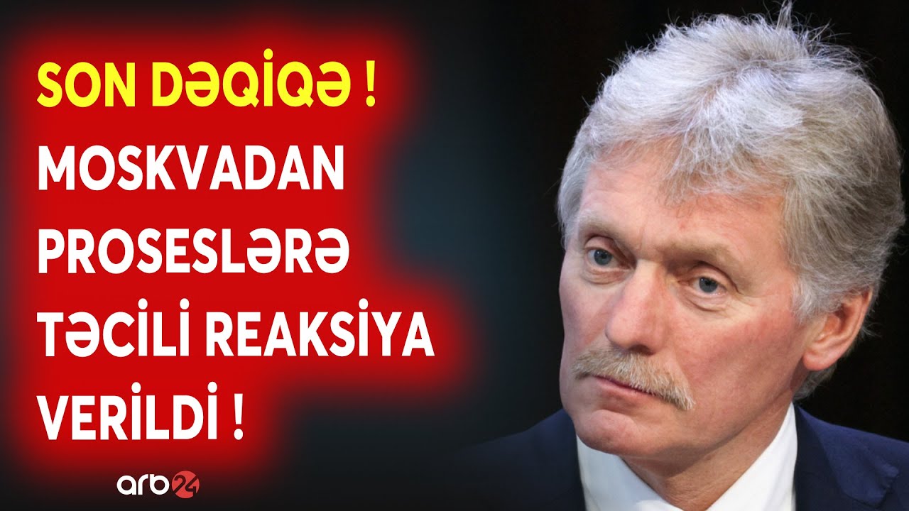 SON DƏQİQƏ! Rusiyadan ABŞ-yə TƏCİLİ REAKSİYA VERİLDİ: Peskovdan kritik mesaj - SON MƏLUMATLAR