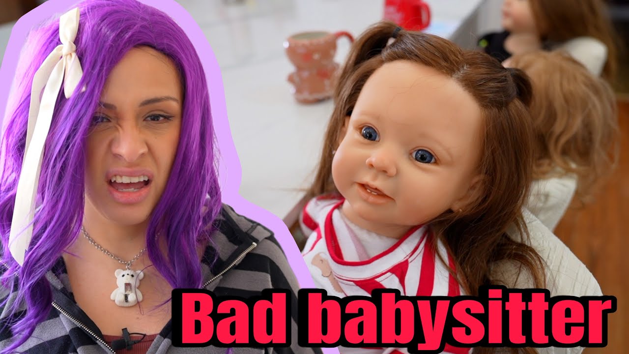 Reborn Magnolia gets a new babysitter Grinch stole Christmas gifts? Reborn role play