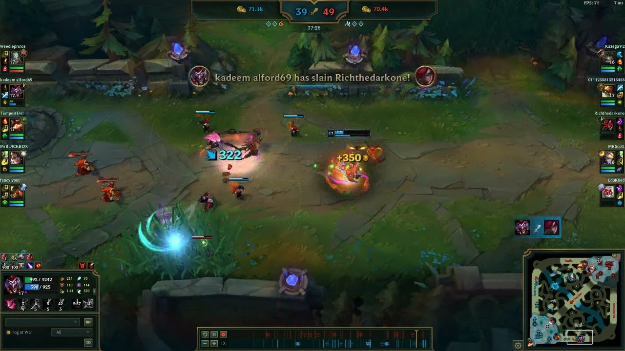 tank shaco vs fed kata otp