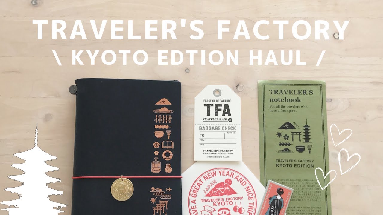 Покупки из лимитированной коллекции Traveler's Factory Kyoto | #4 #блокнотдляпутешественников #ра...