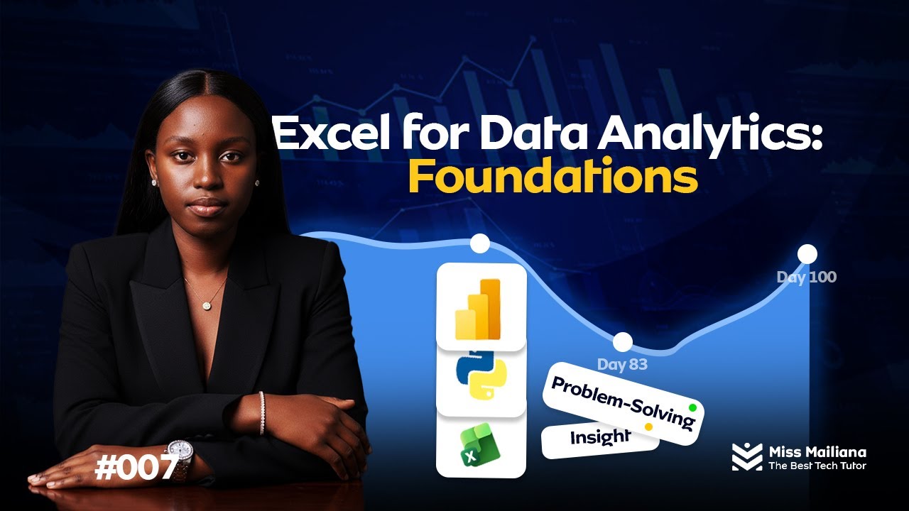 7/100 Days of Data: Excel for Data Analytics — The Basics