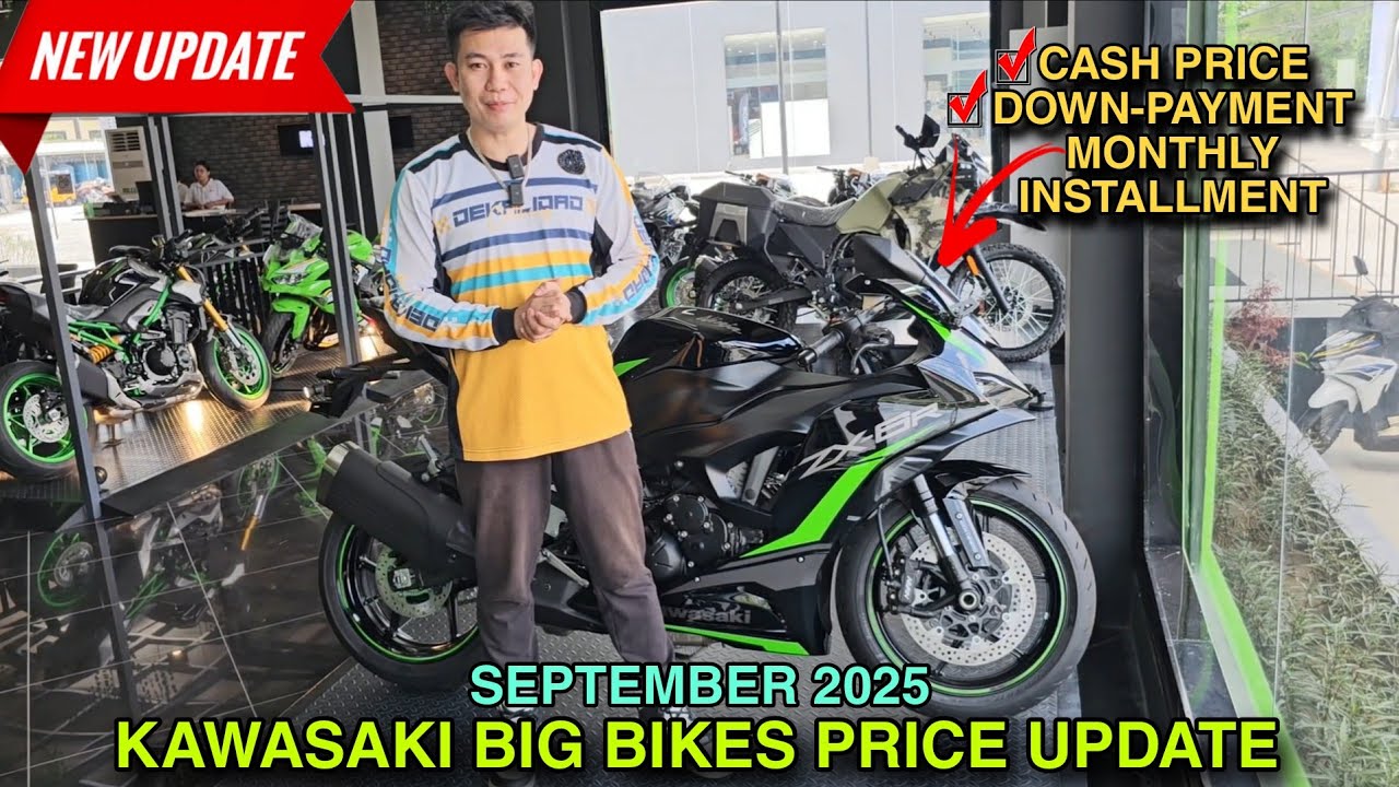 Kawasaki Big Bikes Price Update September 2025