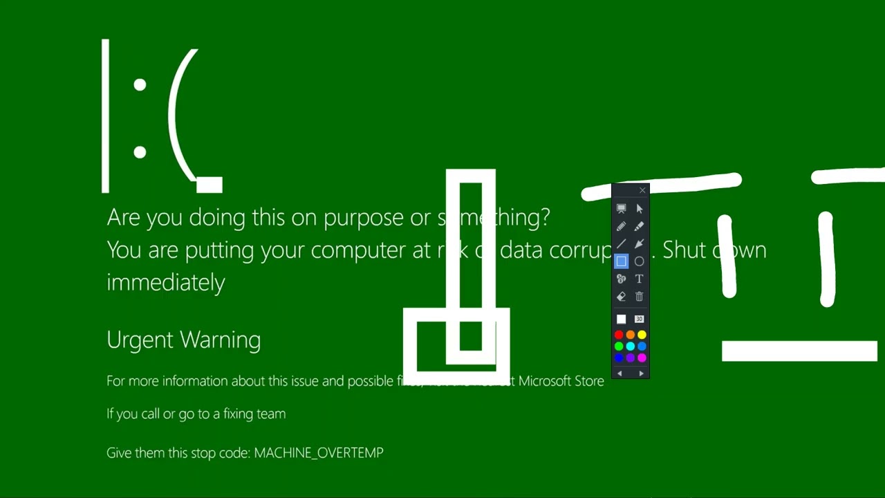 Windows 11 killscreen but enzso590 want to see that.