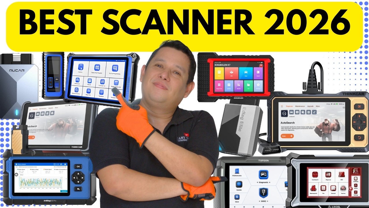 TOP Mejores Escáneres Automotrices 2026 🚗🔧 | Diagnóstico Profesional OBD2