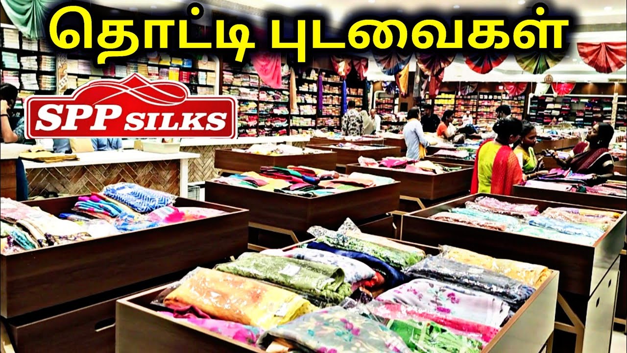 SPP Silks Oppanakaara street coimbatore 🥰 #viral #saree #viralvideo #handloom #christmas #offer 