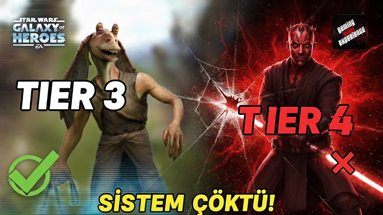 Jar Jar Tier 3 Başarısı ve... YAYIN ÇÖKTÜ - Swgoh