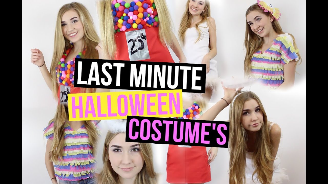 Easy Last-Minute DIY Halloween Costumes!