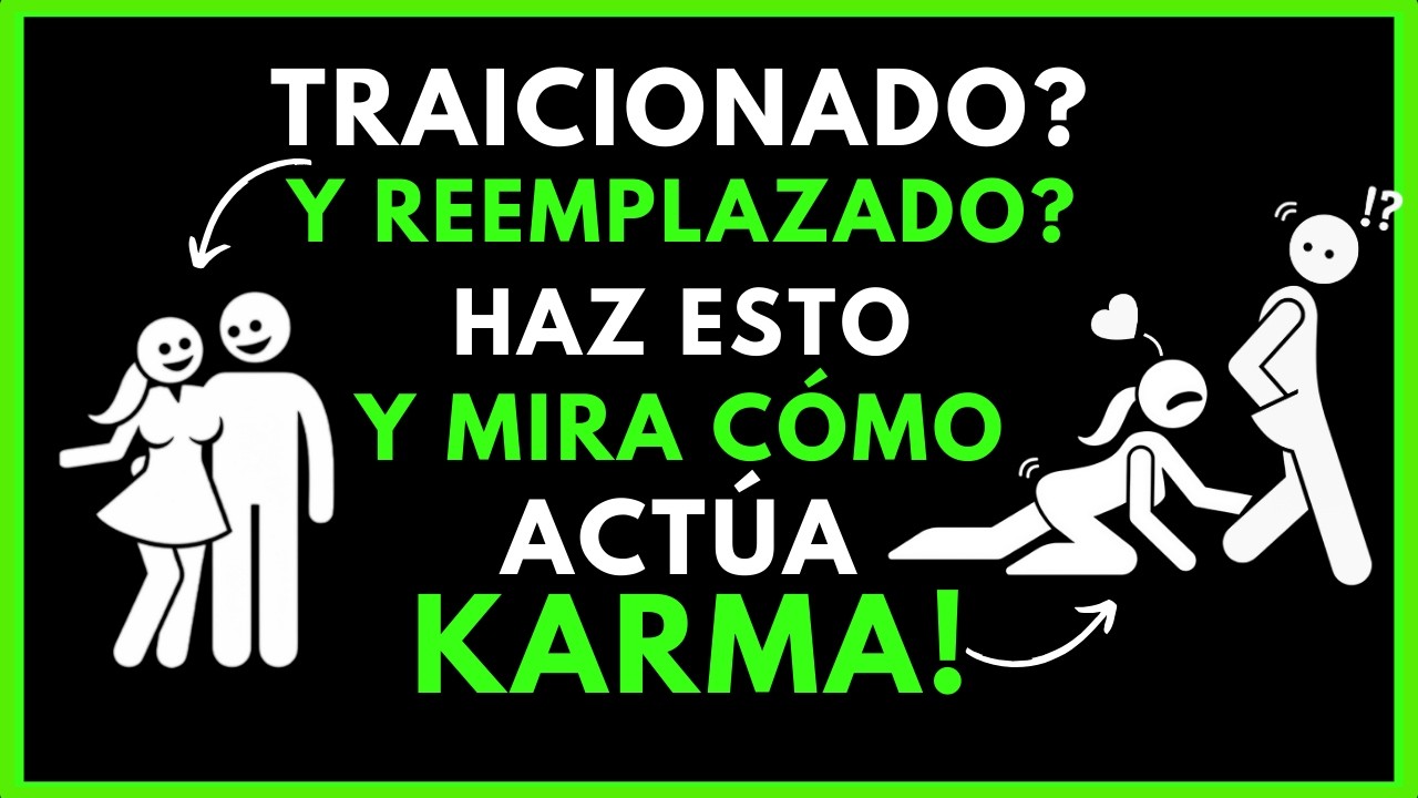 Te traicionaron y Reemplazaron? Haz ESTO y observa cómo actúa el karma
